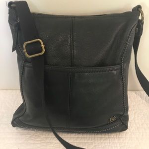 The SAK Black Leather Crossbody Bag